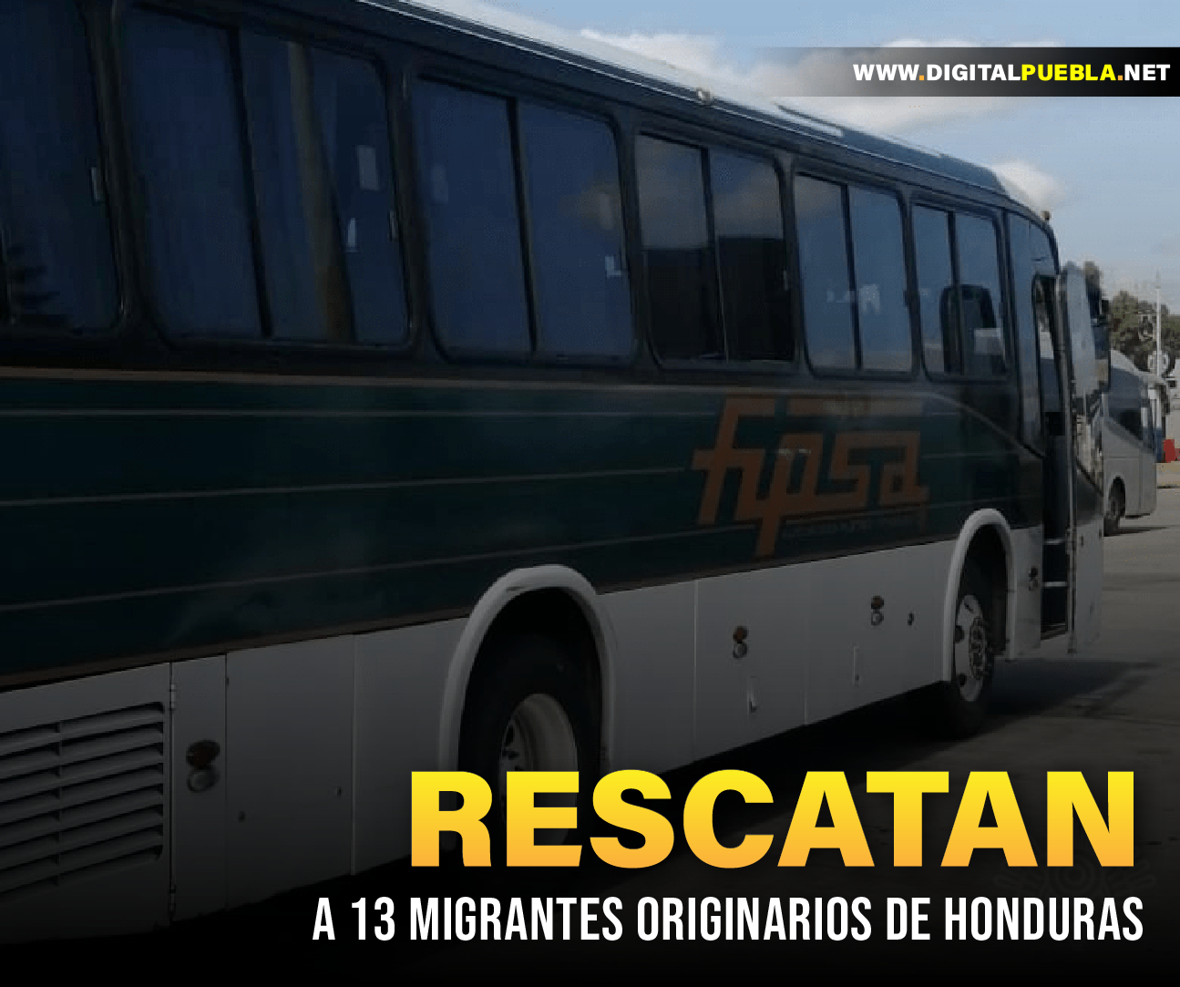 Rescatan a 13 migrantes originarios de Honduras