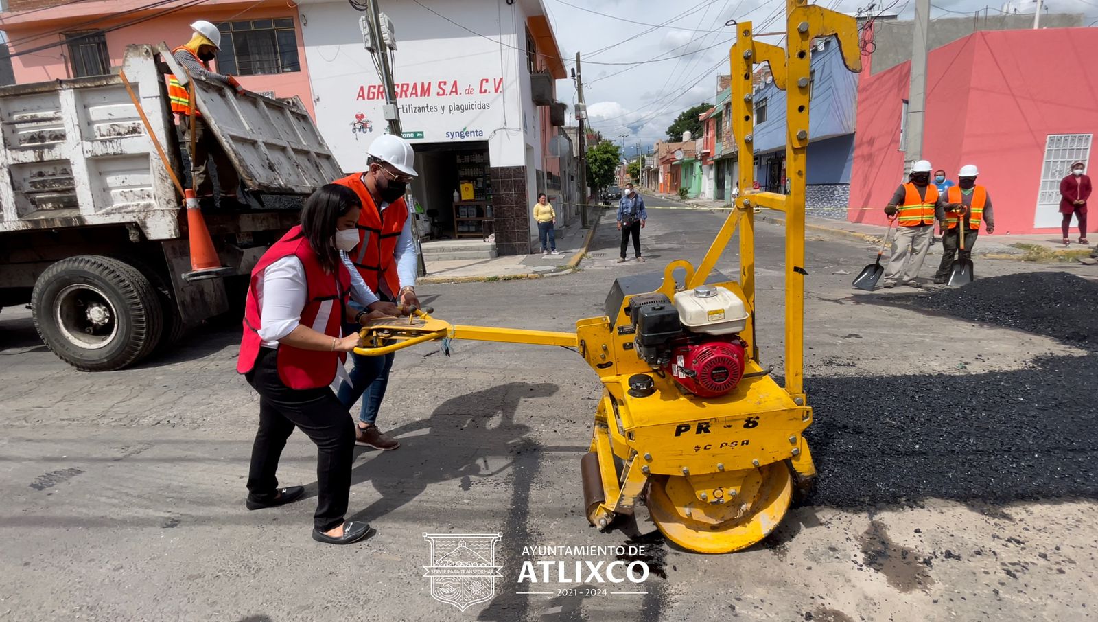 Inicia dignificación de calles en Atlixco