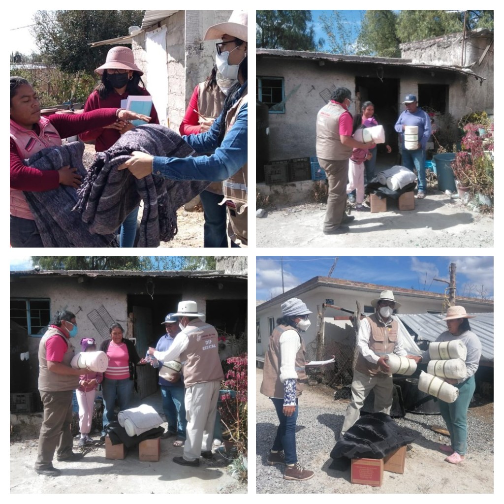 Lleva SEDIF apoyos a familias afectadas por contingencia en Tlachichuca y Acatzingo   