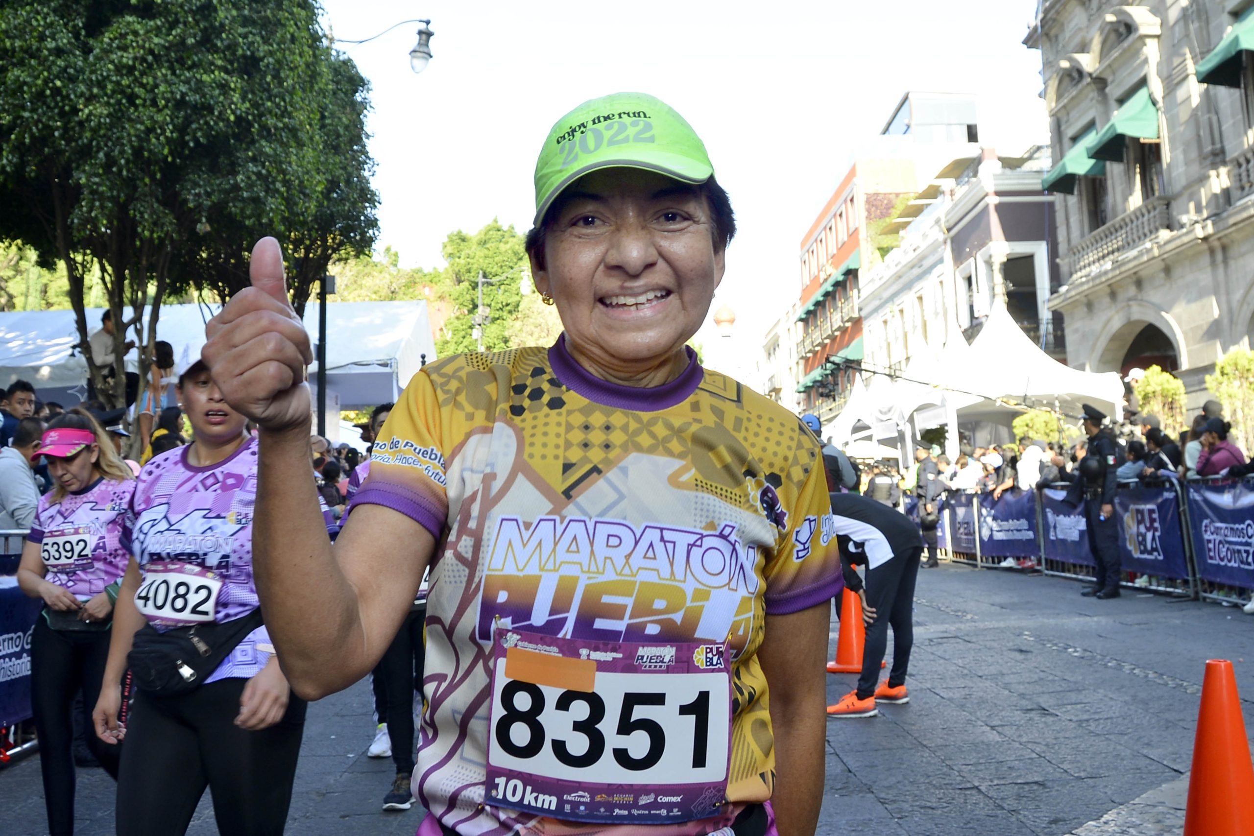 También la Rectora Lilia Cedillo corrió 10 kilómetros en el Maratón