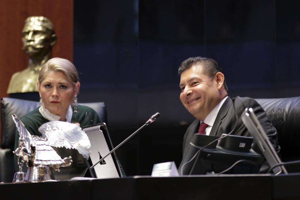 En el Senado de la República, protegemos el rostro femenino en México: Armenta