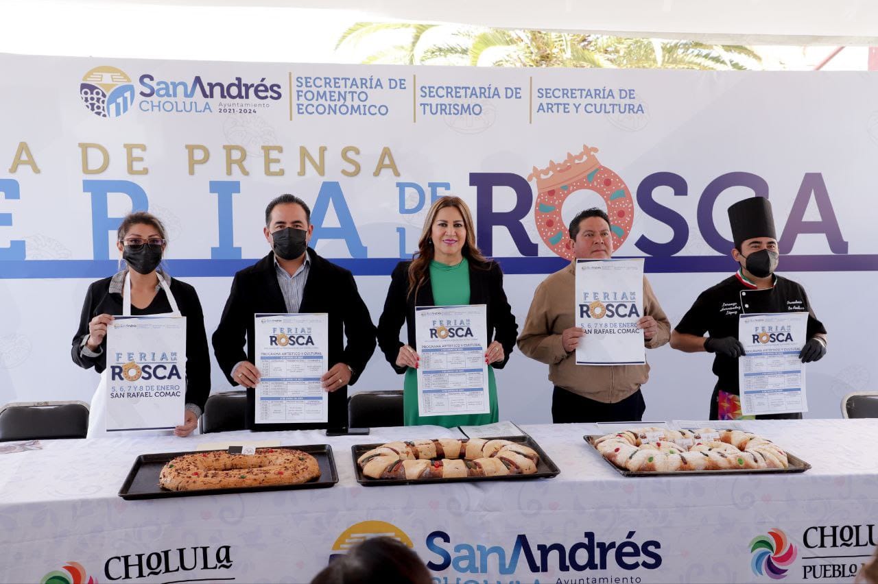 Anuncian Feria de la Rosca en San Andrés Cholula