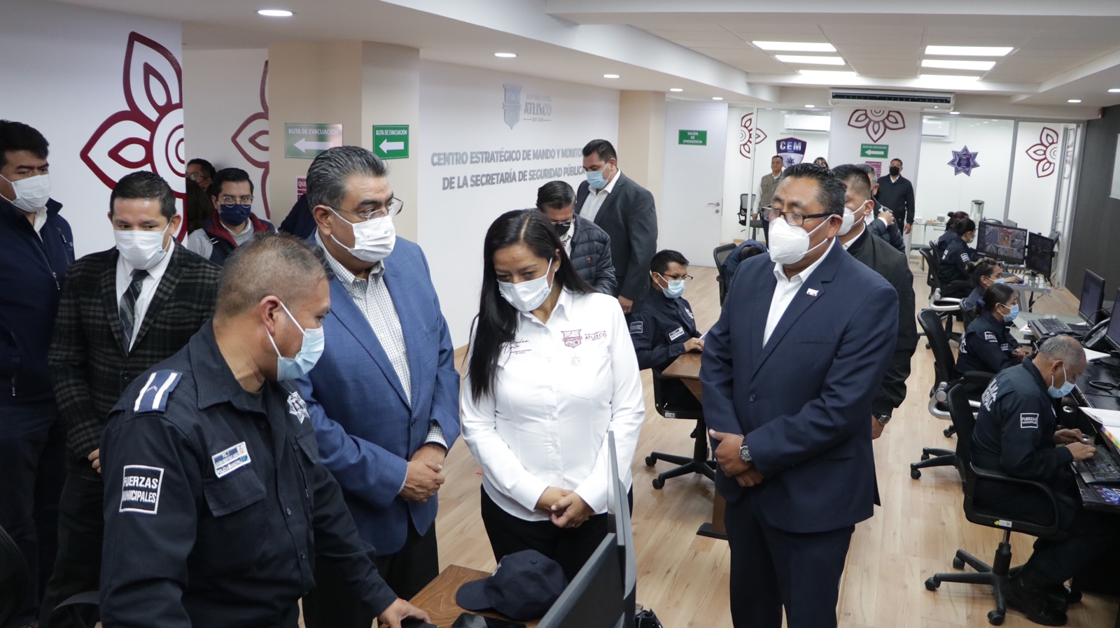 Ariadna Ayala recibió al gobernador Céspedes para reforzar temas de seguridad y entregar apoyos de Bienestar