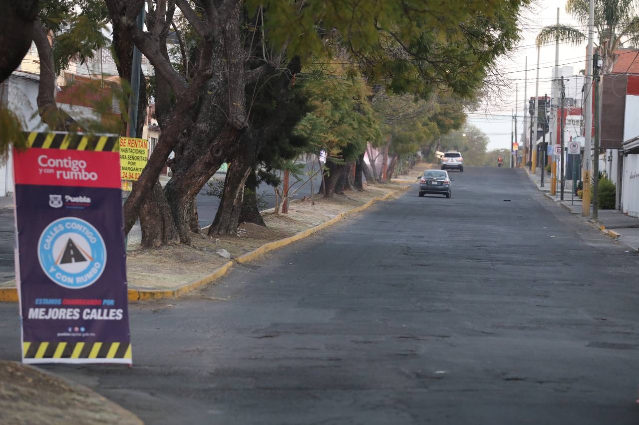 Inicia Ayuntamiento de Puebla rehabilitación de la 5 B Sur