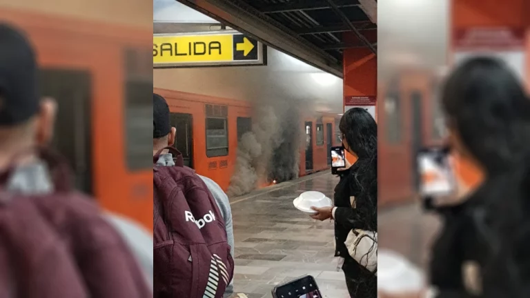 De nuevo el Metro: usuarios reportan incendio en Politécnico; dirección informa llanta ponchada
