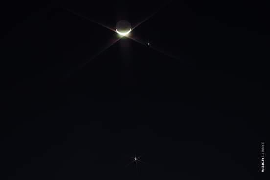 ¿Ya observó el cielo? Esta noche hay una doble conjunción entre la Luna y Venus y después entre la Luna y Júpiter
