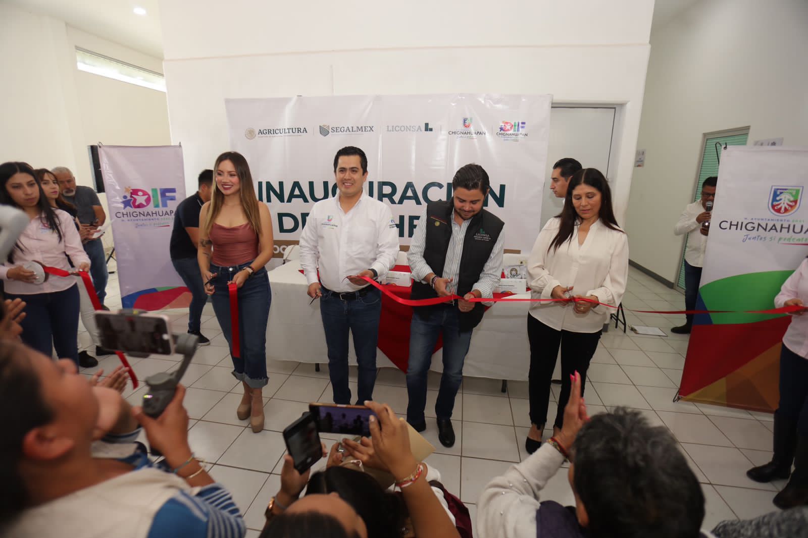 Inauguran autoridades, nueva lechería Liconsa en Chignahuapan 