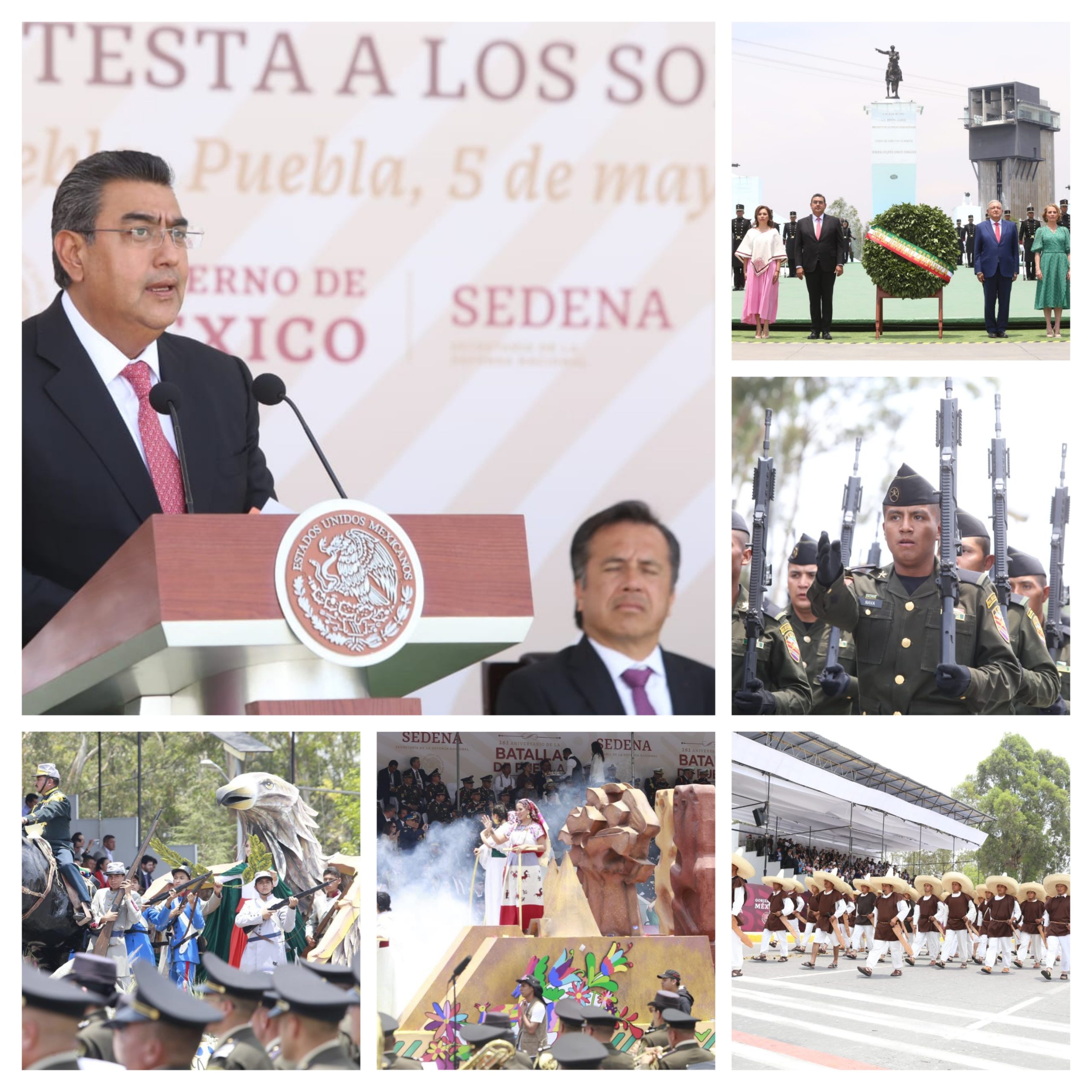 La batalla de Puebla representa unidad y triunfo de la patria verdadera: Sergio Salomón