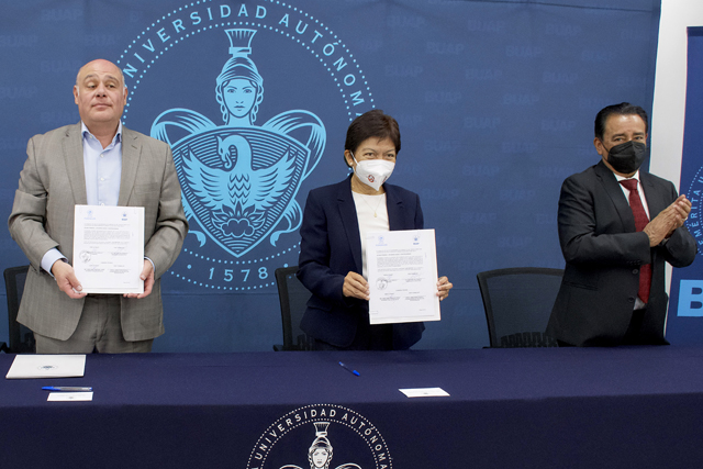BUAP firma convenio de colaboración con la Fundación Mexicana para la Salud