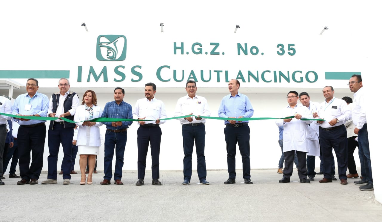 Inauguran Hospital General del IMSS en Cuautlancingo