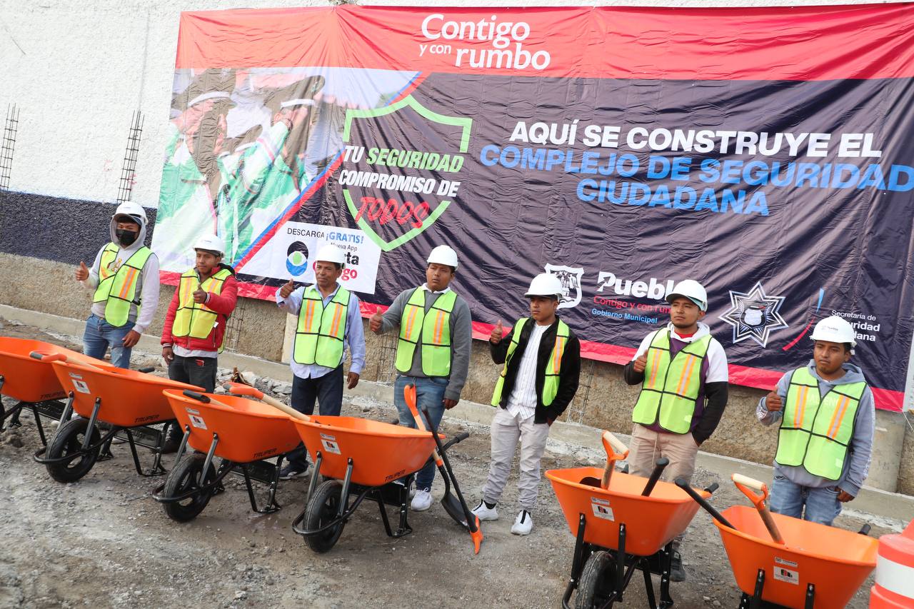 Supervisa Eduardo Rivera construcción del nuevo Complejo de Seguridad