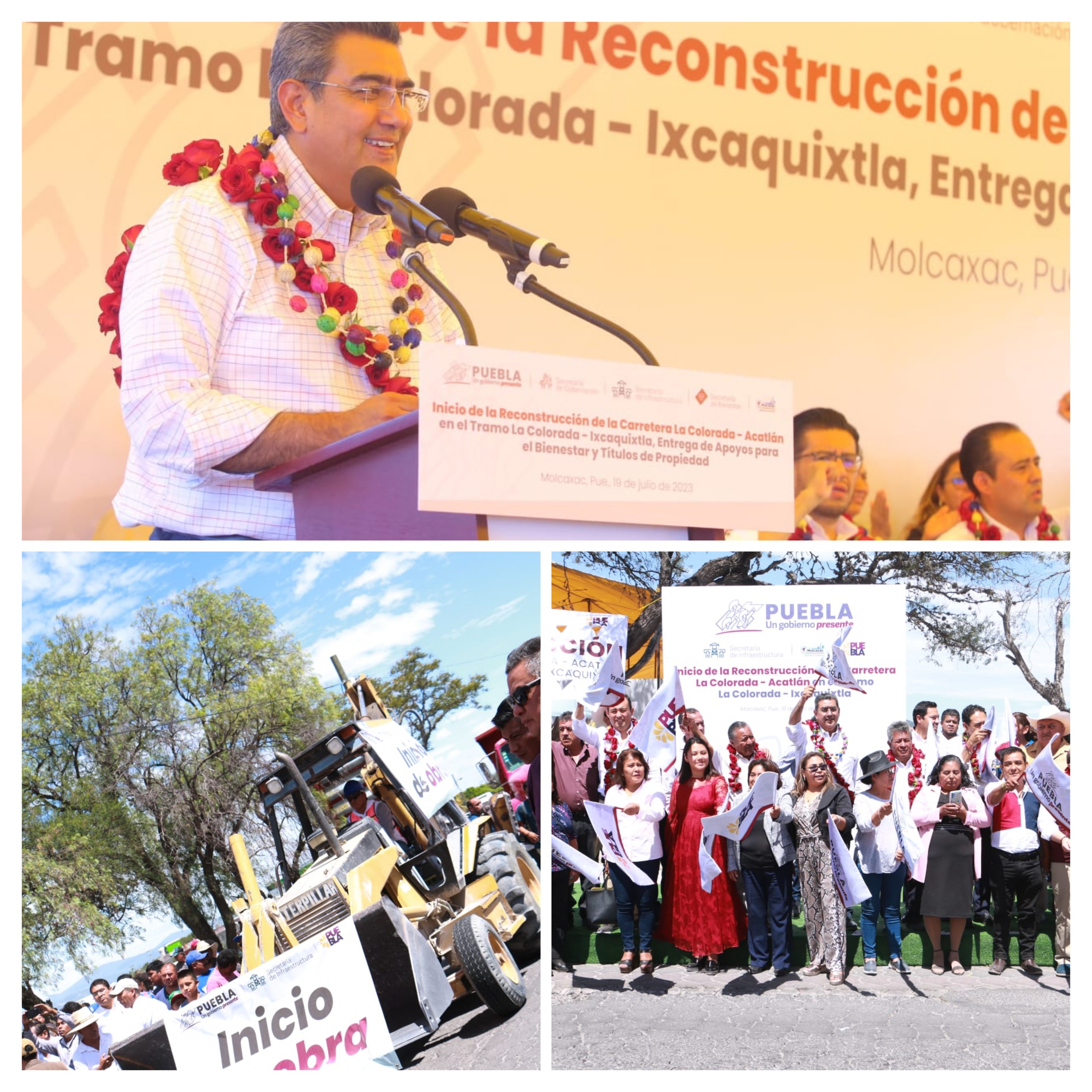 Con obra carretera, gobierno de Sergio Salomón impulsa desarrollo regional en la Mixteca