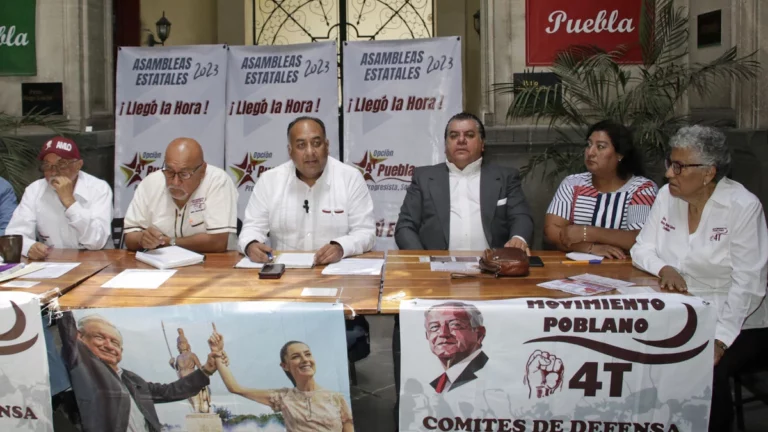 Movimiento Poblano por la 4T reitera apoyo a David Méndez para la gubernatura de Puebla