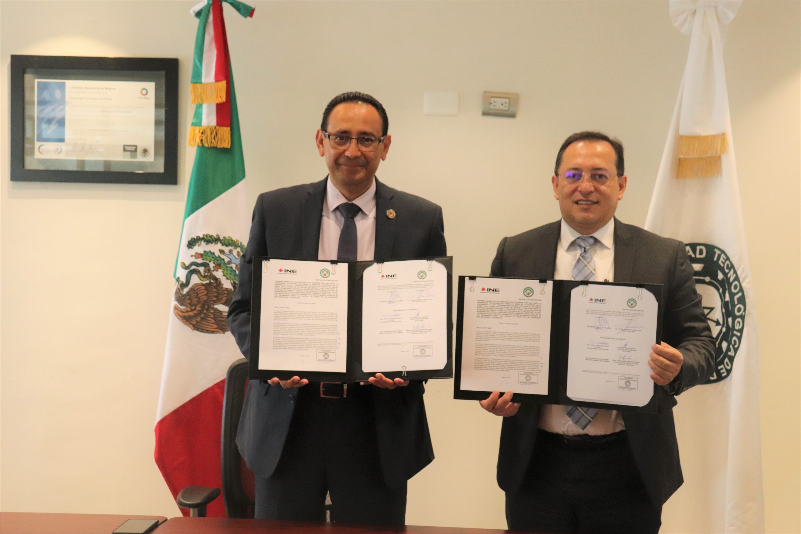 INE y Universidad Tecnológica firman convenio de colaboración