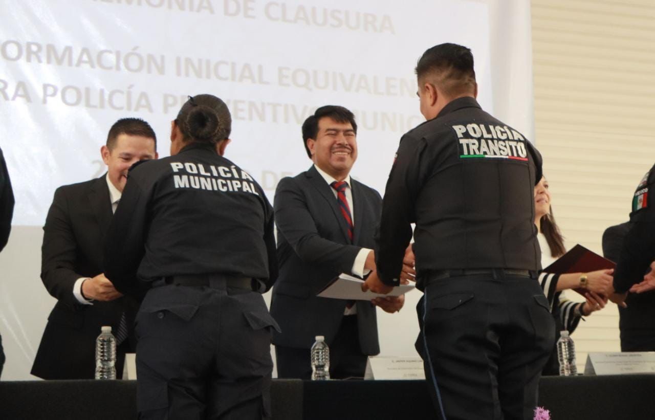 Impulsa gobierno de Sergio Salomón profesionalización de cuerpos de seguridad   