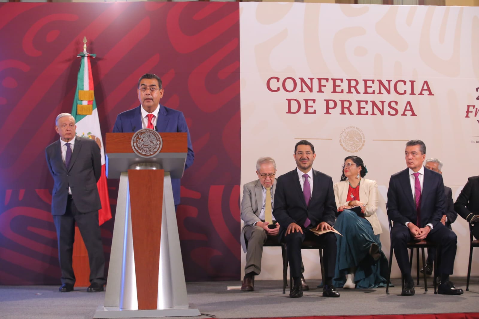 Puebla, sumado al Programa Nacional de Reconstrucción: Sergio Salomón