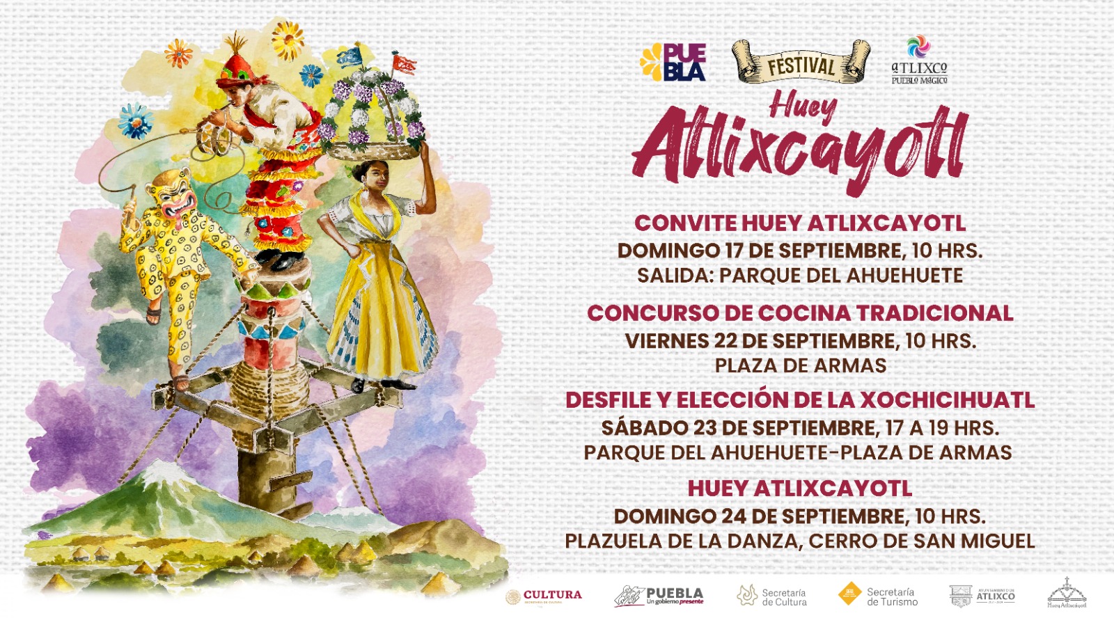 Atlixco listo para el Festival Huey Atlixcayotl 2023, conoce las actividades