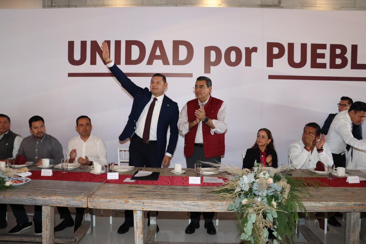 Puebla será un referente de trabajo, unidad y organización: Alejandro Armenta