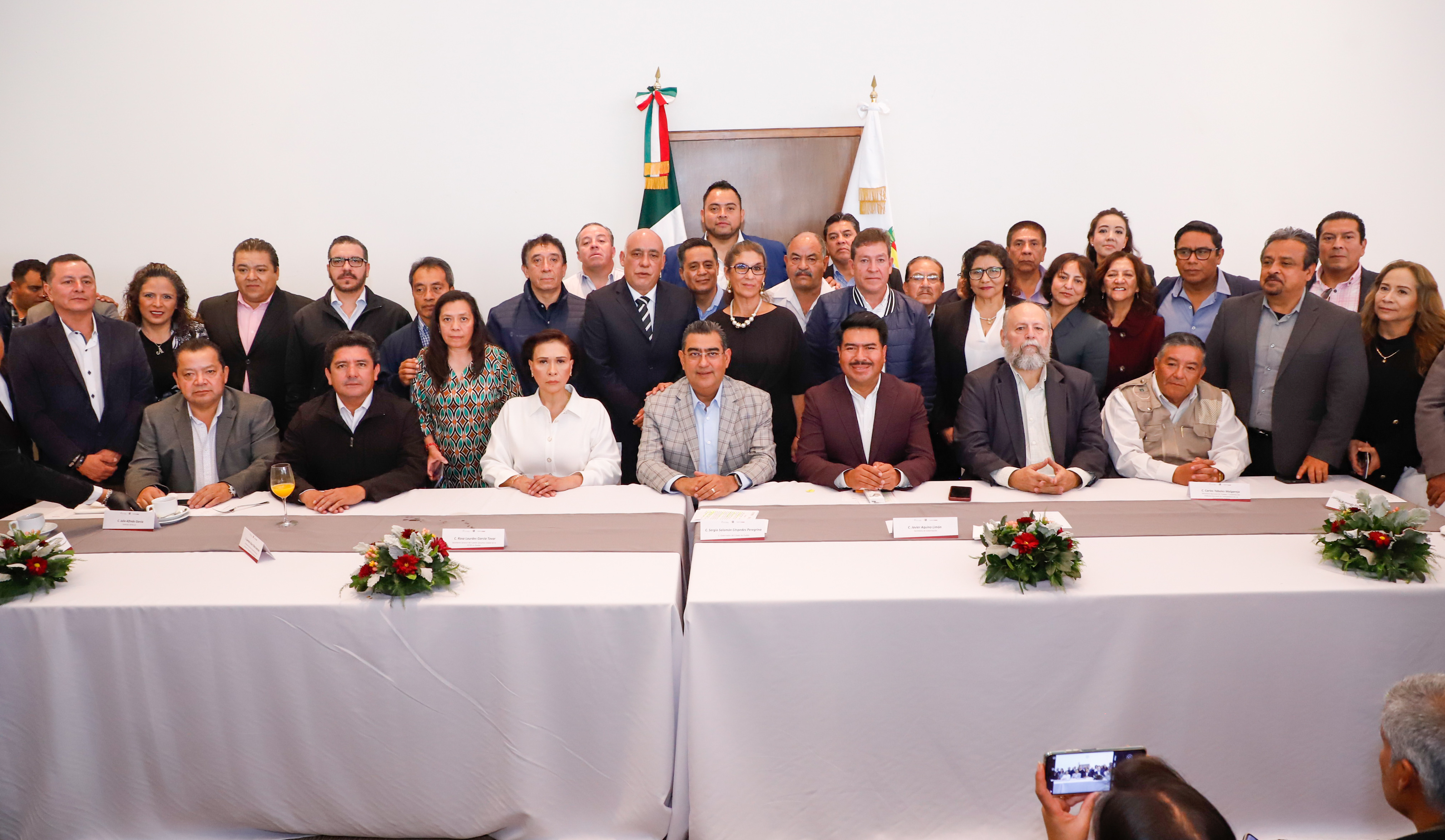 Garantiza gobierno de Puebla derechos de trabajadores al servicio del estado, reafirma Sergio Salomón