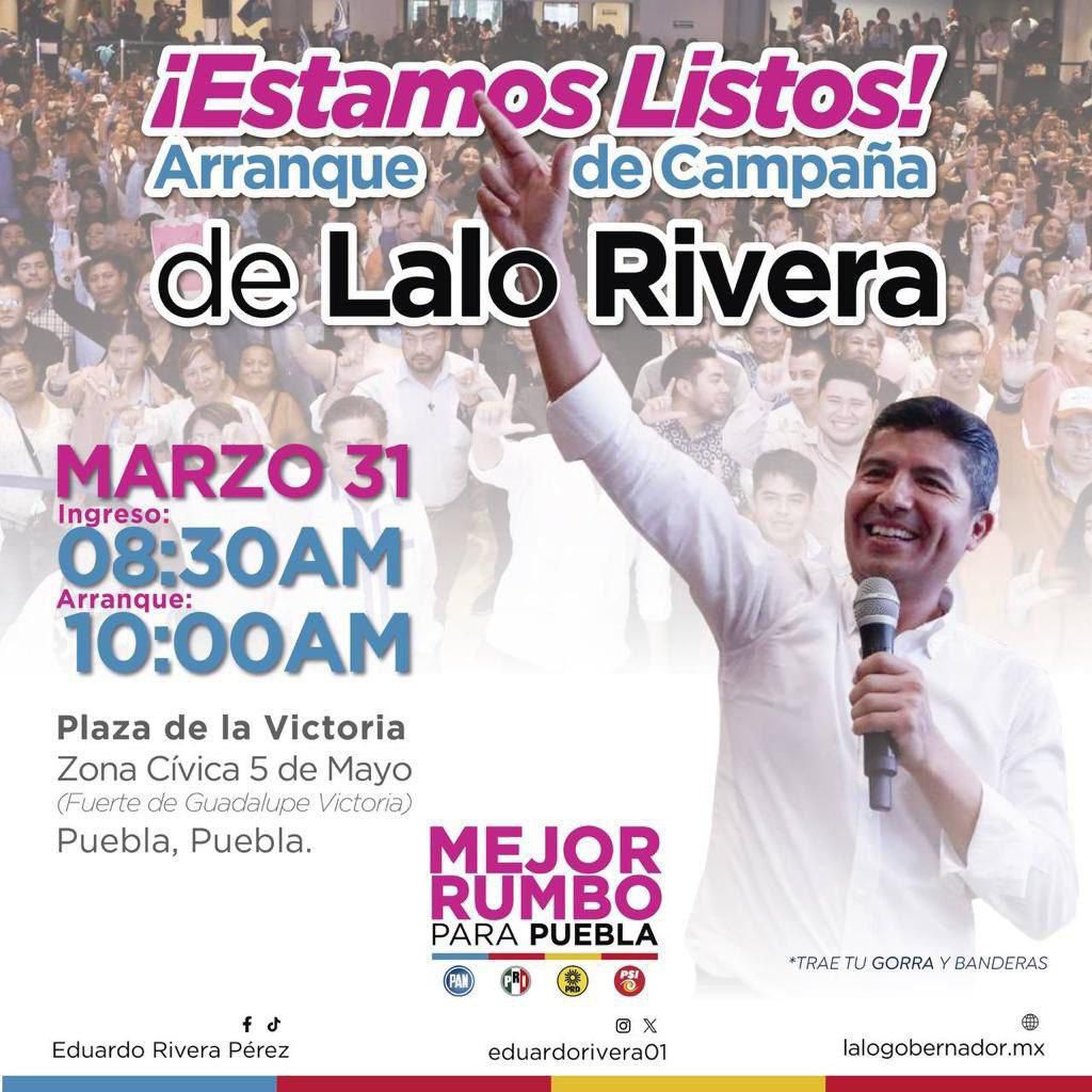 Todo listo para el arranque de campaña de Lalo Rivera