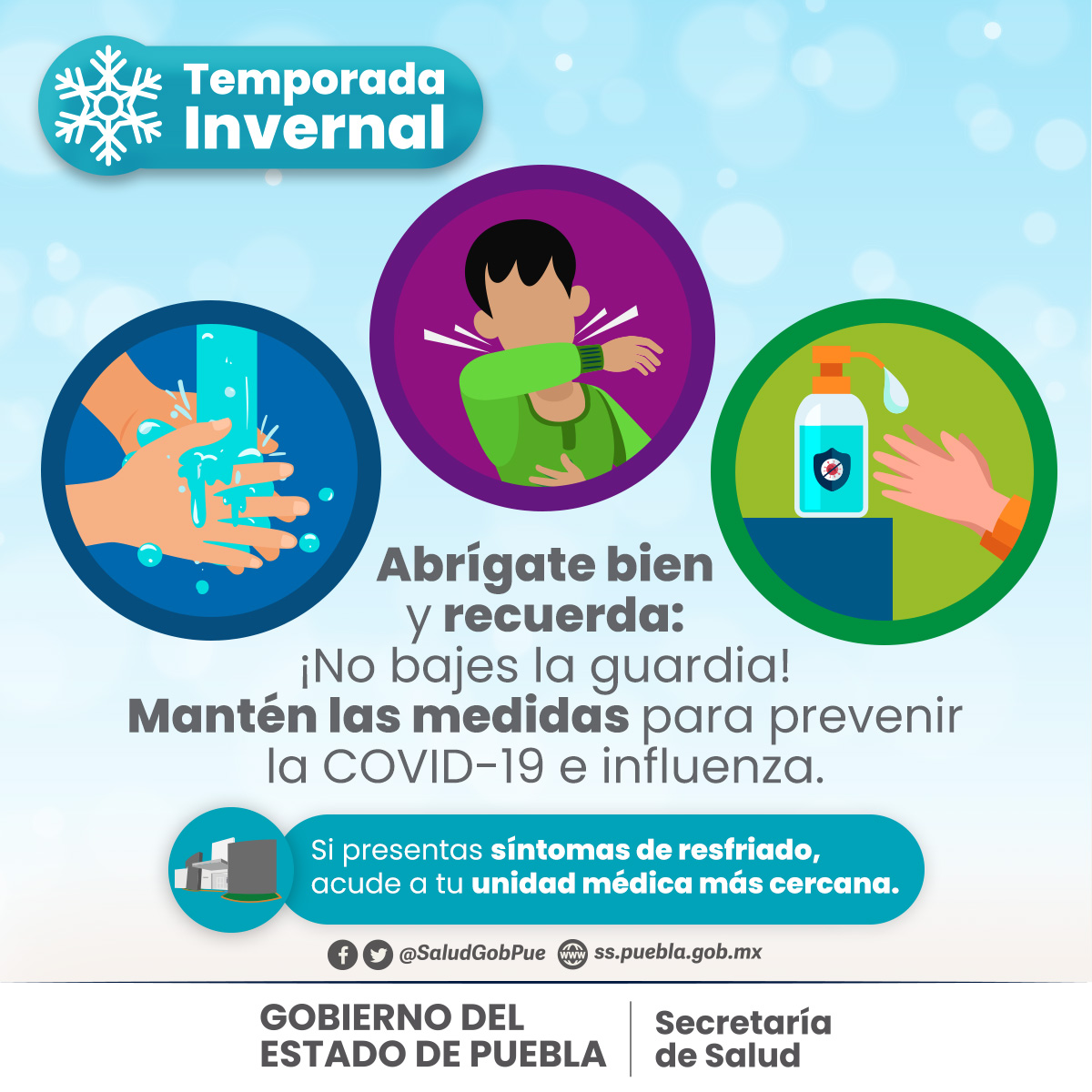 Ahora se reportan seis casos de influenza estacional en Puebla y uno en Tehuacán