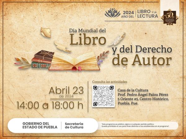 Acogerá Casa de la Cultura actividades para “Día Mundial del Libro”