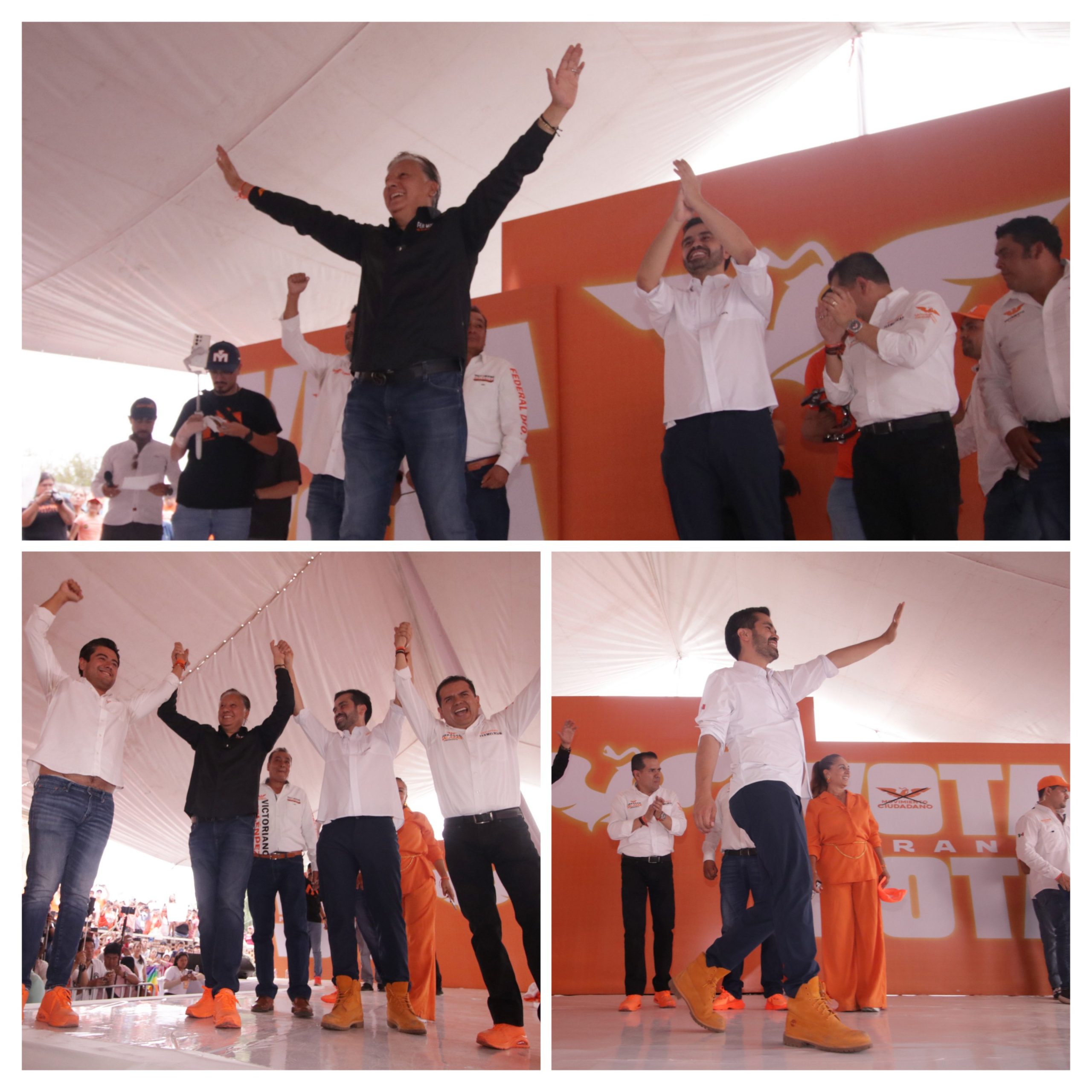 Fernando Morales y Jorge Máynez cierran campaña en San Martín Texmelucan con 20 mil poblanos