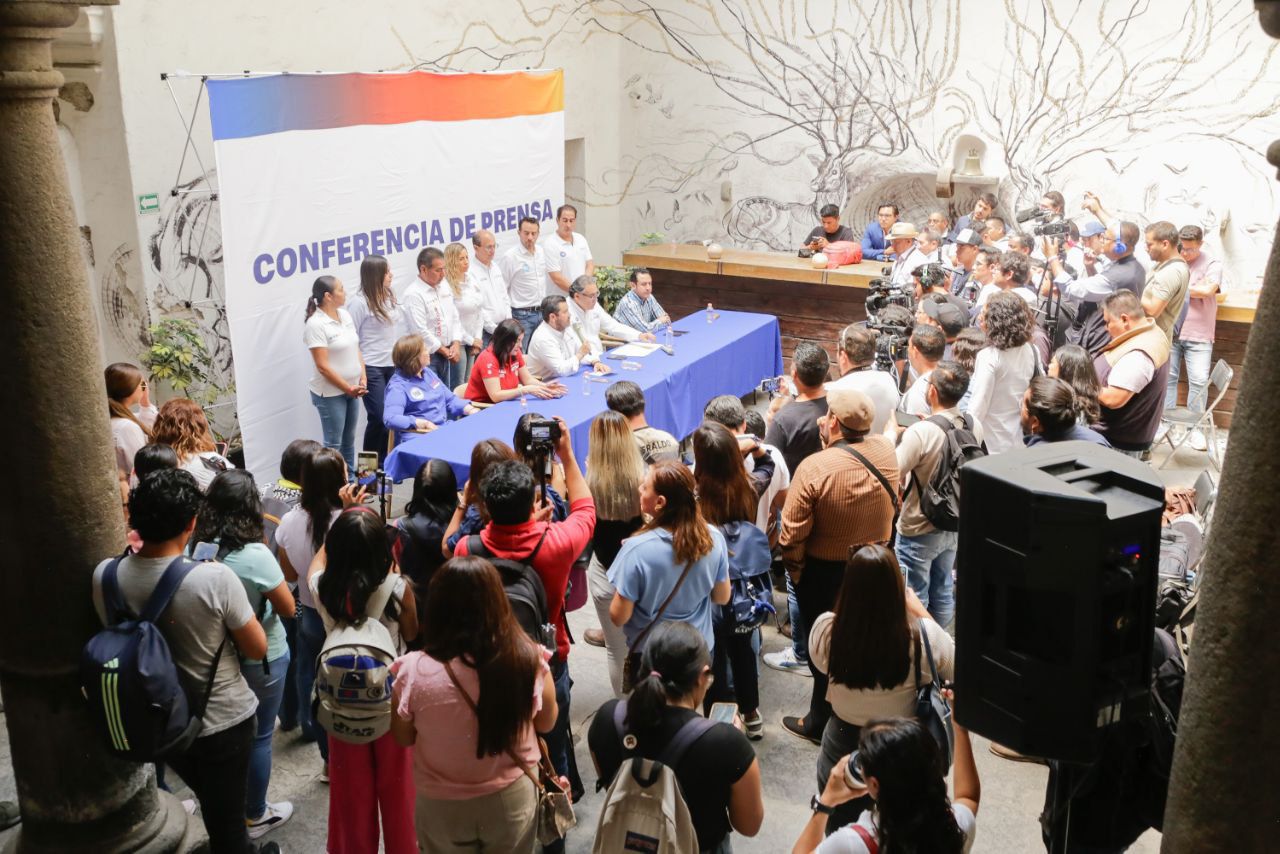 Tras robo de boletas, integrantes de Mejor Rumbo para Puebla exigen garantías para el proceso electoral