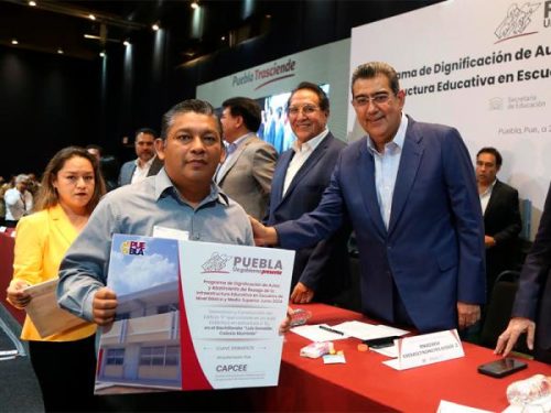 En Puebla la igualdad educativa es una realidad: Sergio Salomón