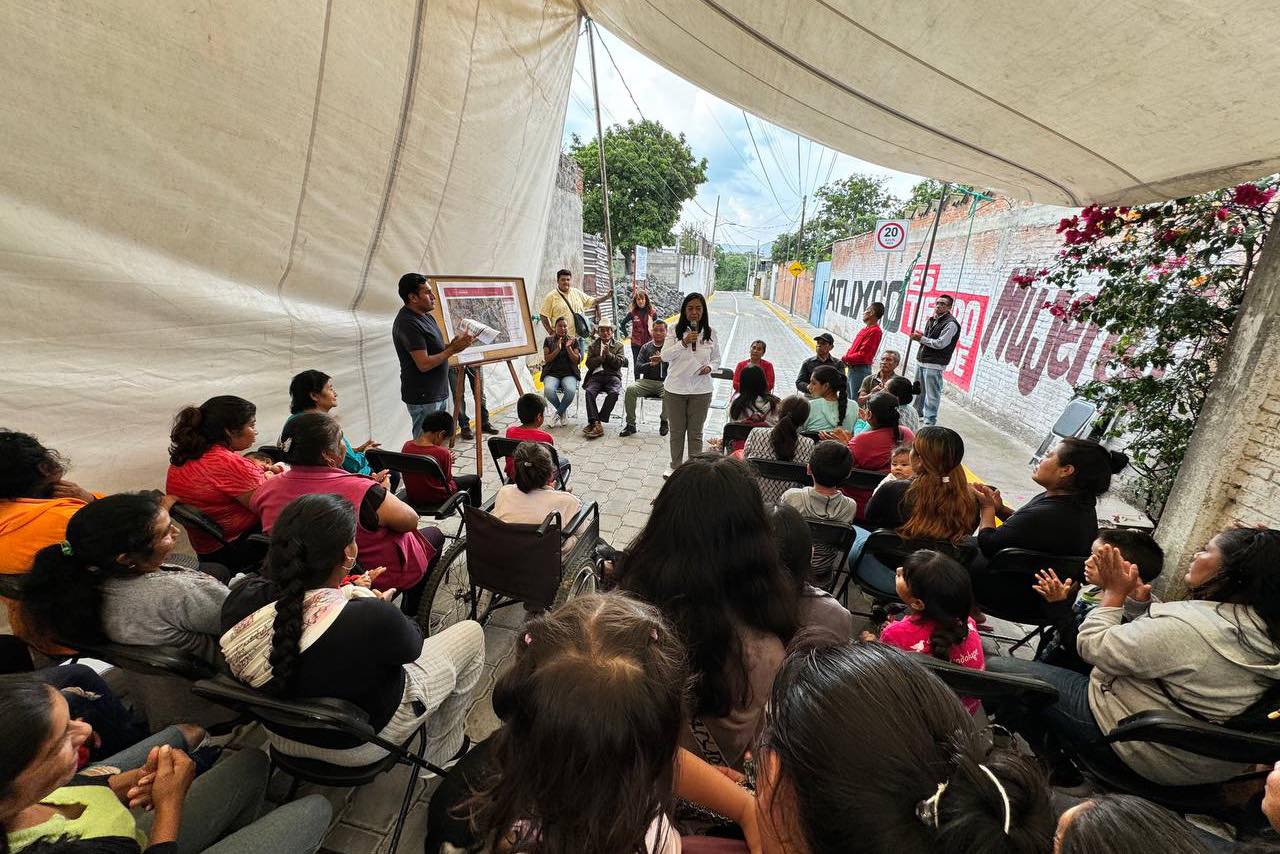 Mejoran calidad de vida en juntas auxiliares de Atlixco