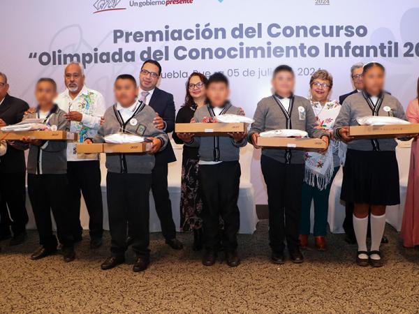 Otorga SEP reconocimiento a ganadores de “Olimpiada del Conocimiento Infantil 2024”