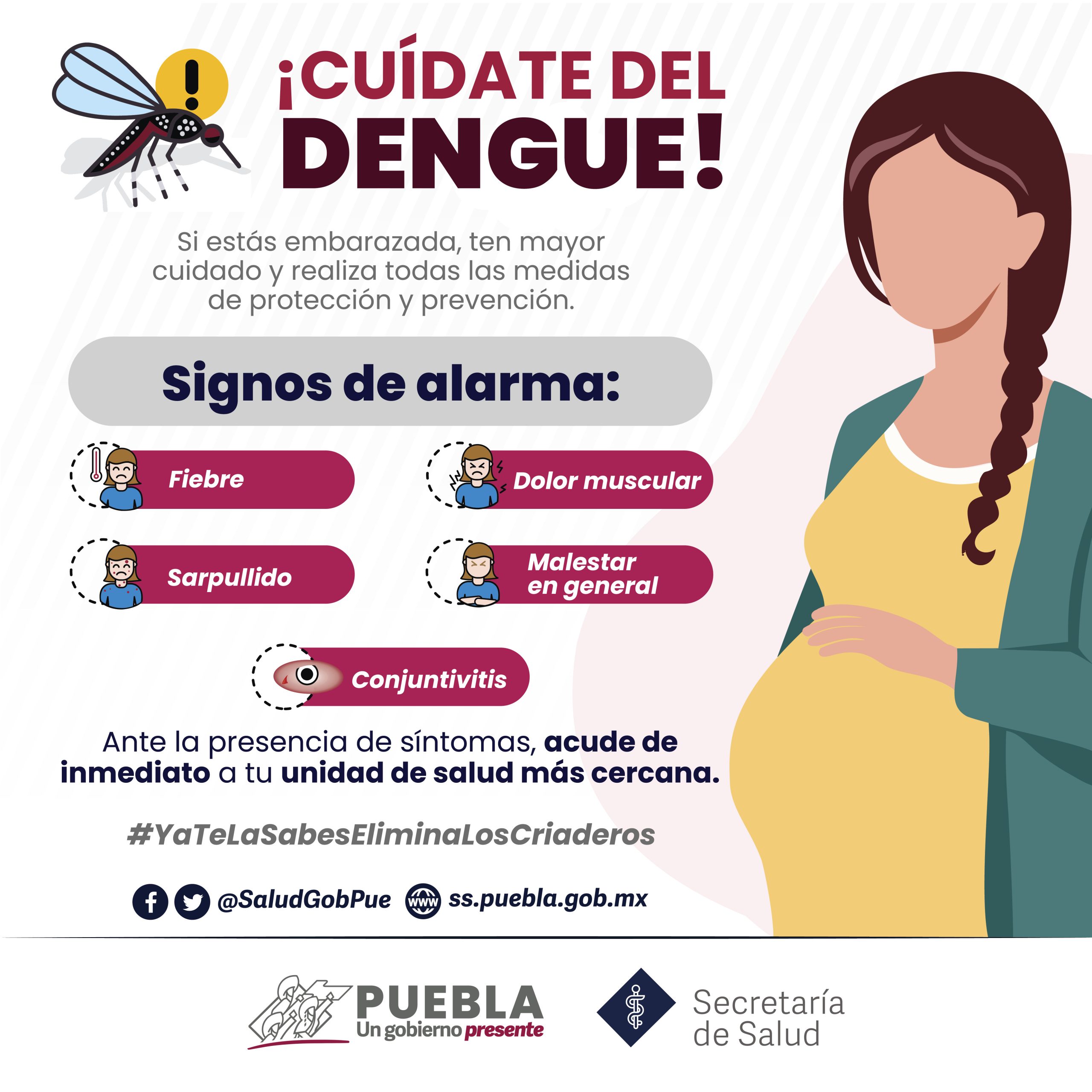 En Puebla, 947 casos de dengue y nueve personas hospitalizadas: Salud