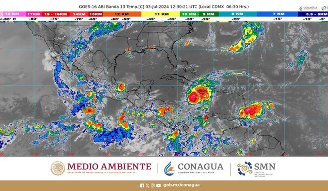 Seguirán las fuertes lluvias en territorio poblano