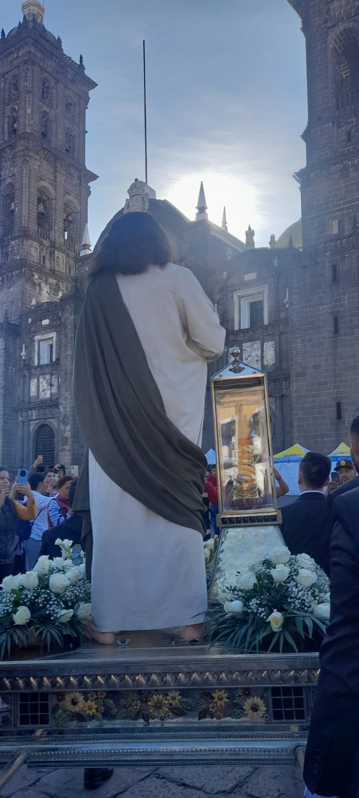 Llega reliquia de San Judas Tadeo a la Catedral de Puebla