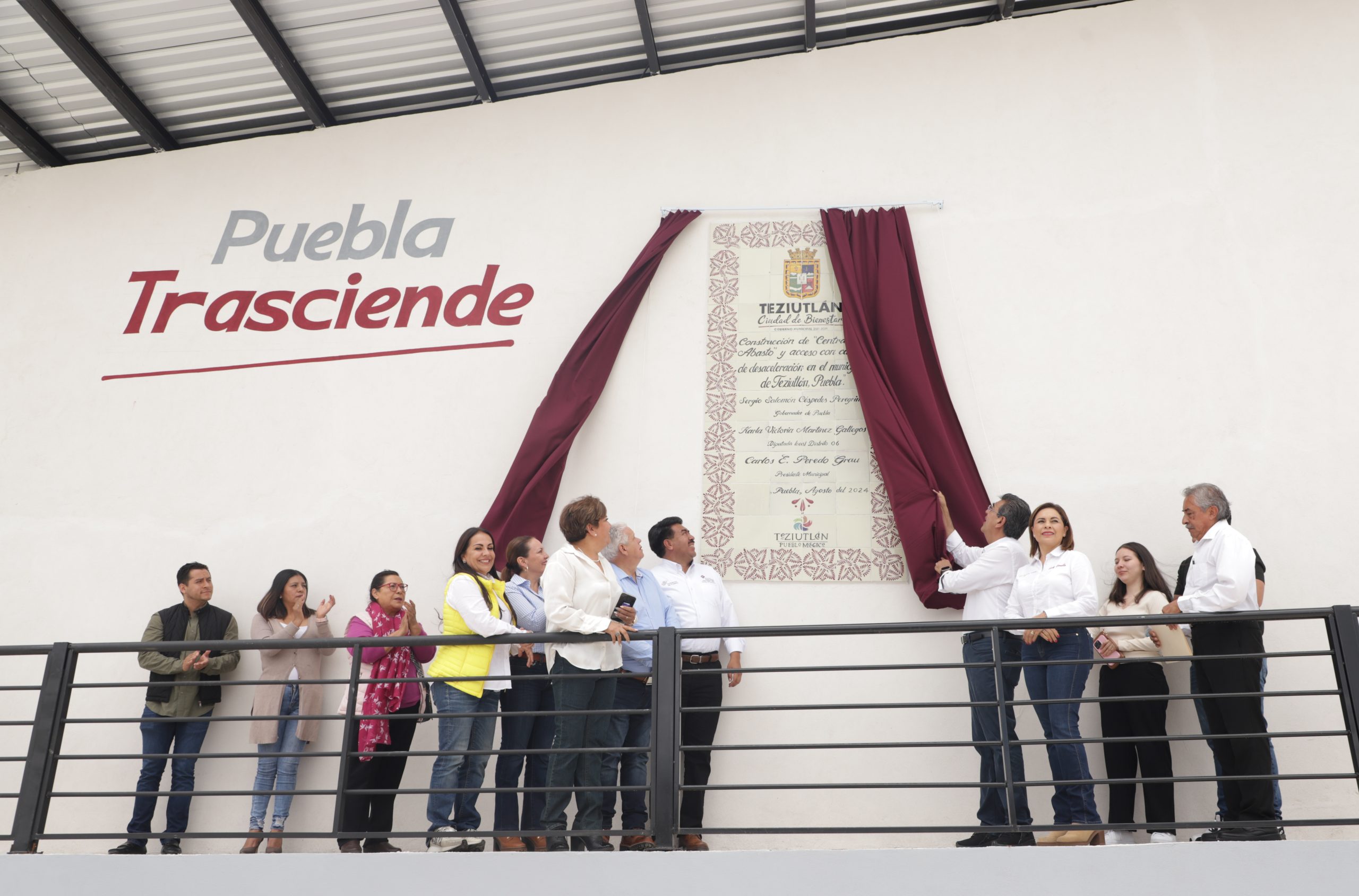 Inaugura Sergio Salomón Central de Abasto en Teziutlán