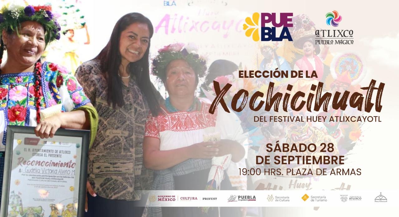 Conoce quién será la representante del Huey Atlixcayotl en la elección de la Xochicihuatl