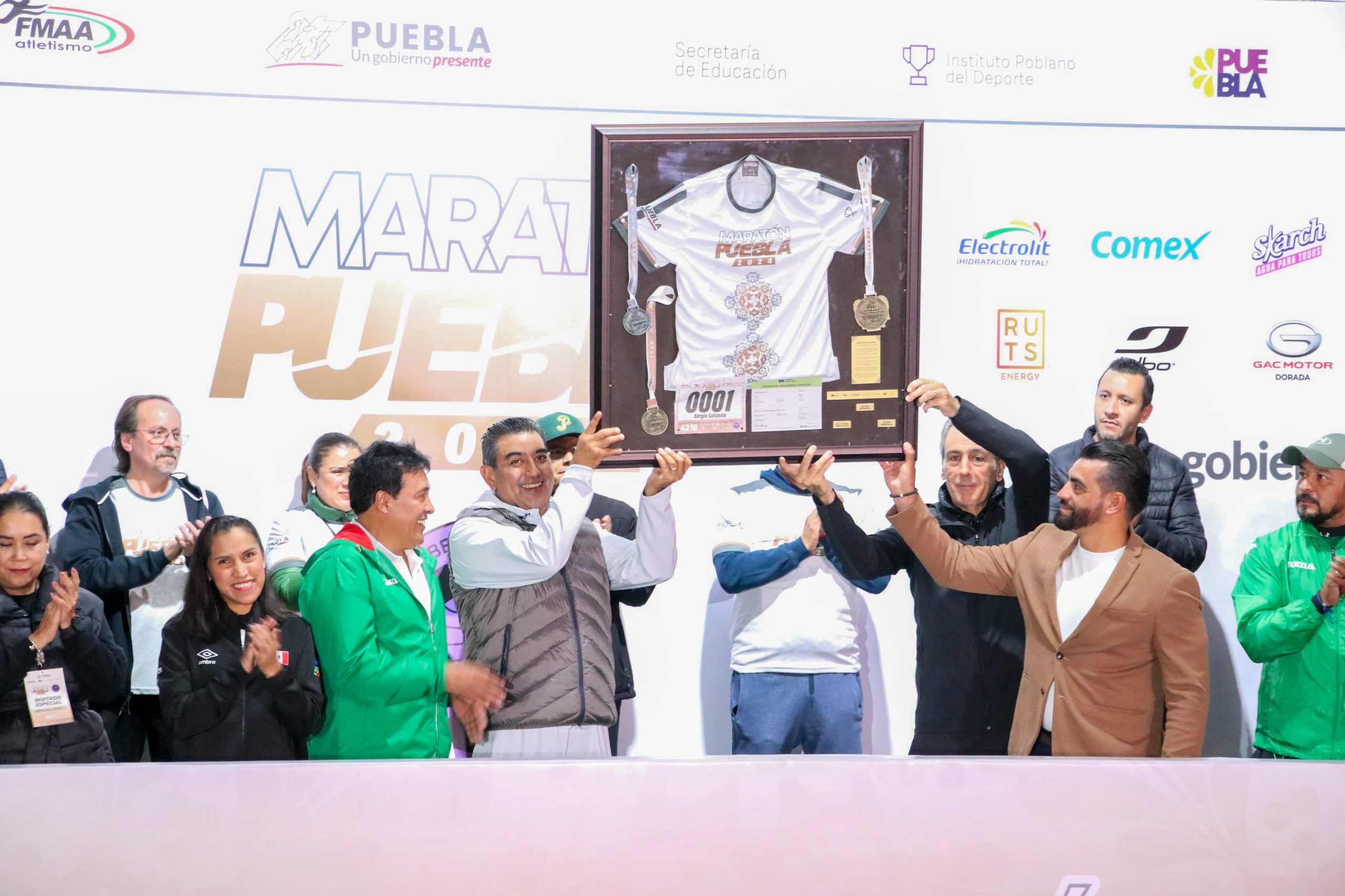 Gracias al impulso del gobierno de Sergio Salomón, “Maratón Puebla” obtiene certificación internacional “Élite 2024”