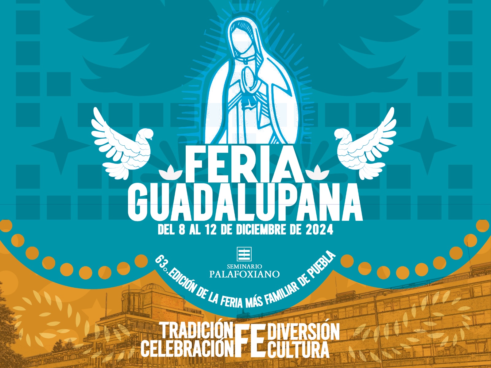 Anuncian la Feria Guadalupana en el Seminario Palafoxiano