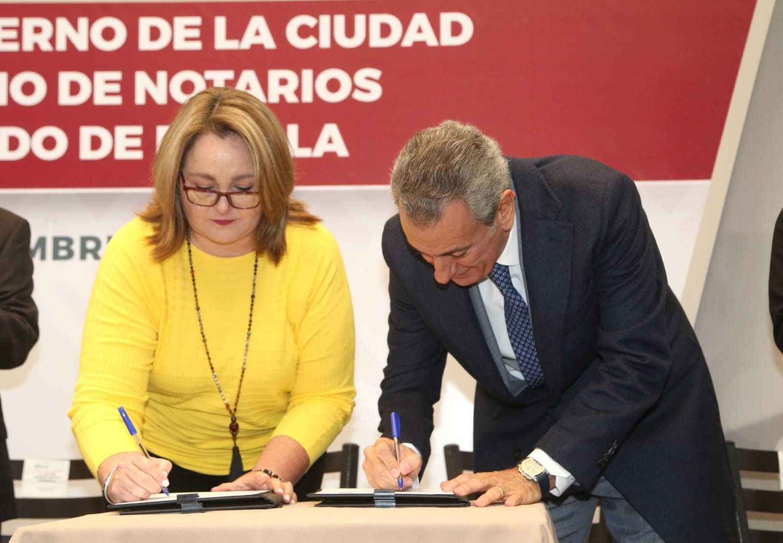 Gobierno de la Ciudad firma convenio de colaboración con el Colegio de Notarios