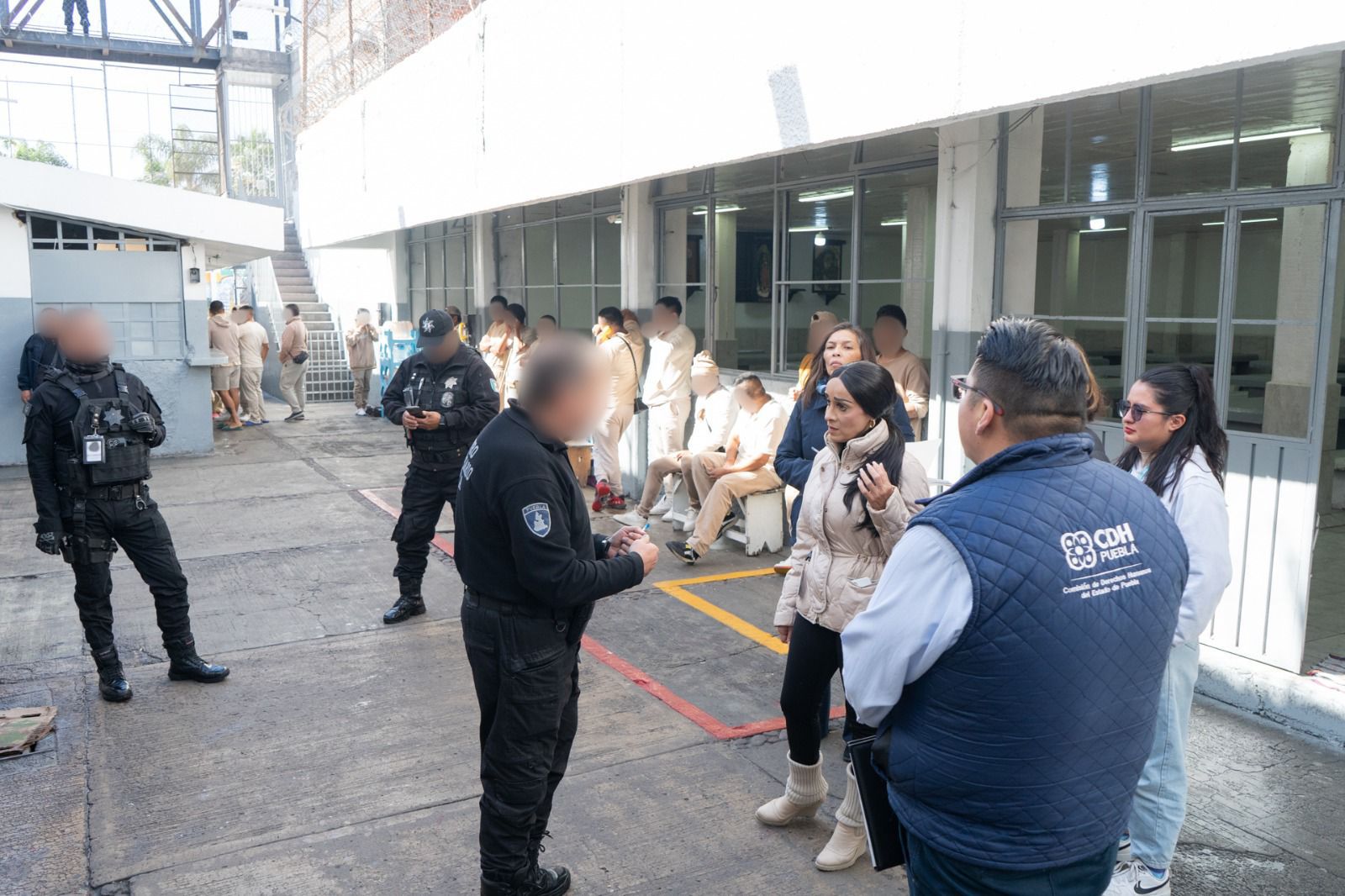 La CDH Puebla realiza recorrido en el Centro Penitenciario de San Pedro Cholula