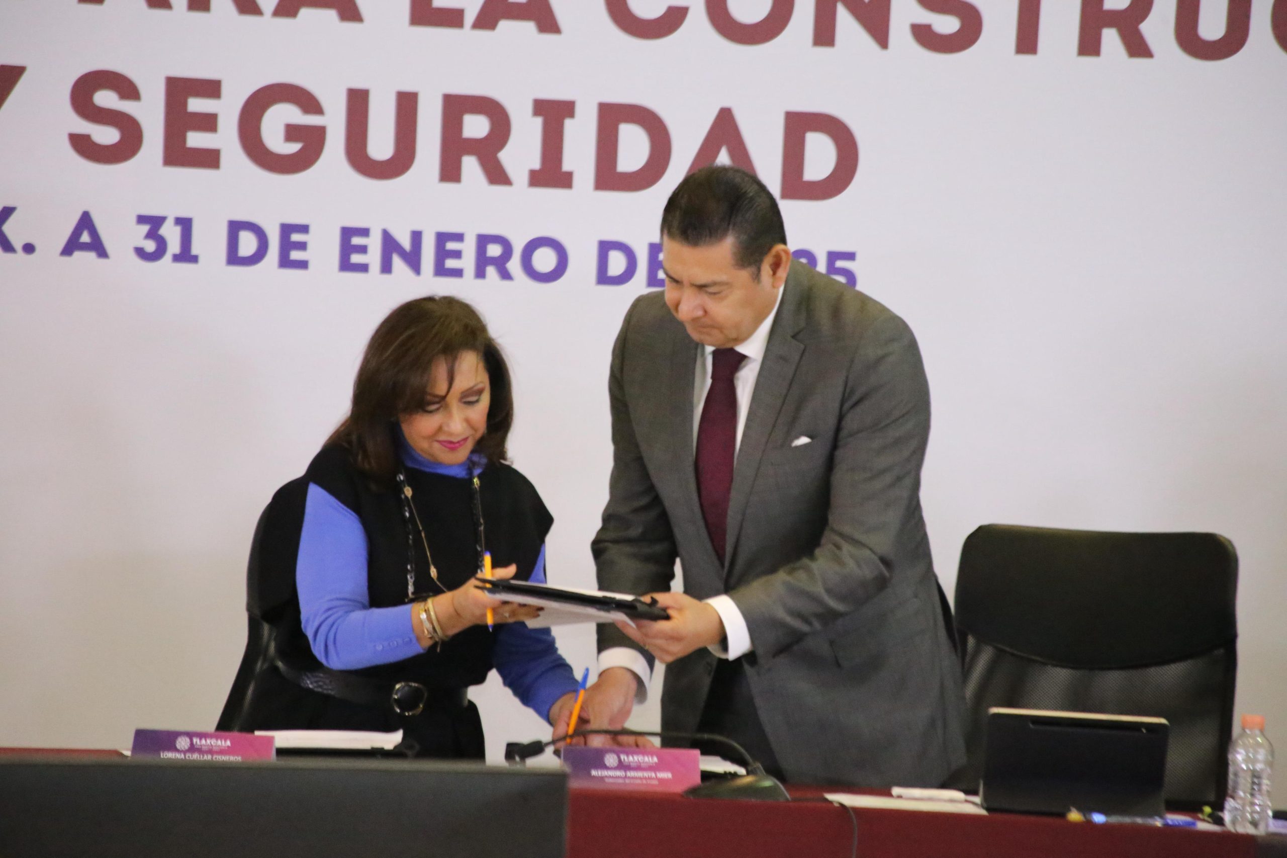 Puebla y Tlaxcala firman convenio para la Construcción de la Paz