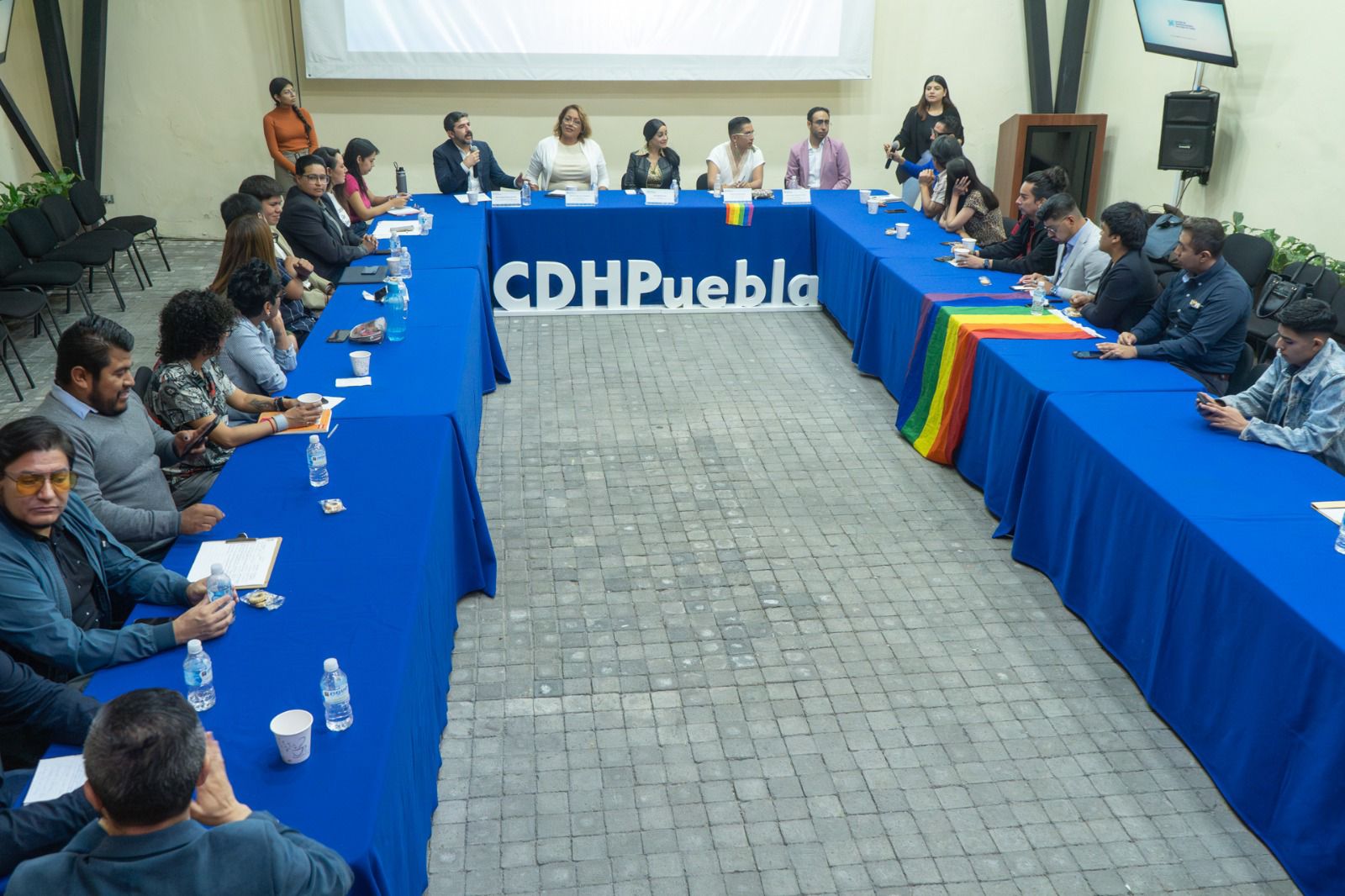 CDH Puebla fortalece el diálogo con organizaciones y personas de la comunidad LGBTI+