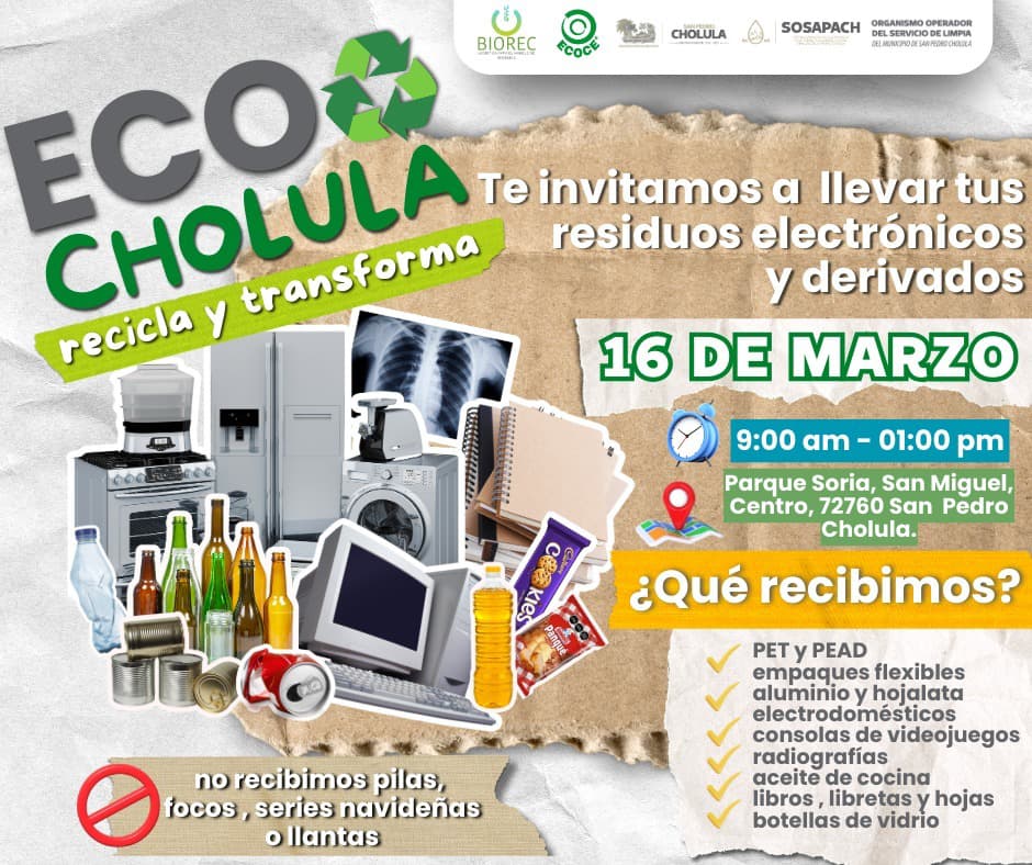 Invitan a la segunda edición de EcoCholula