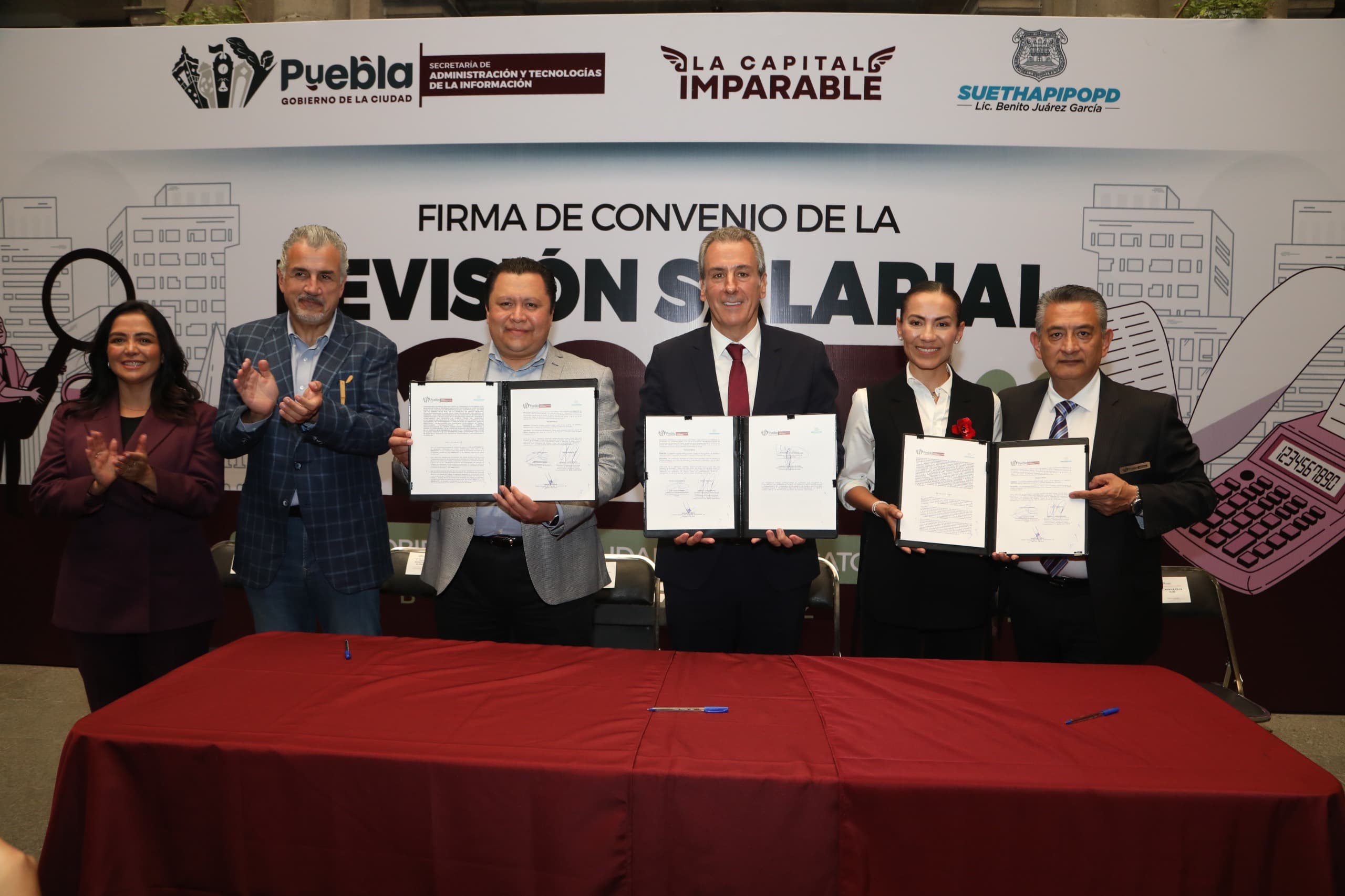 Firman Convenio de Revisión Salarial 2025 Gobierno de la Ciudad y Sindicato del Ayuntamiento