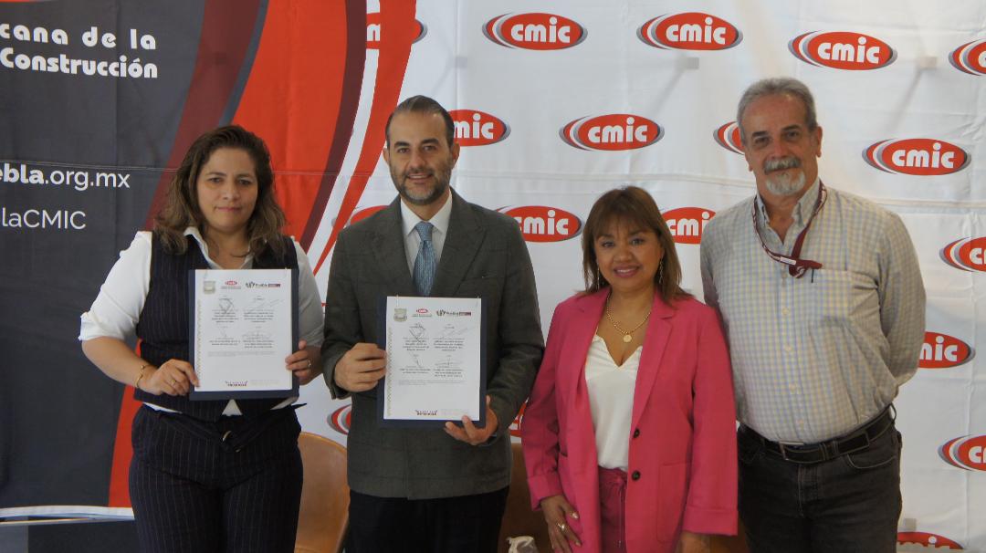 Firma CMIC Convenio con Gestión y Desarrollo Urbano de Puebla