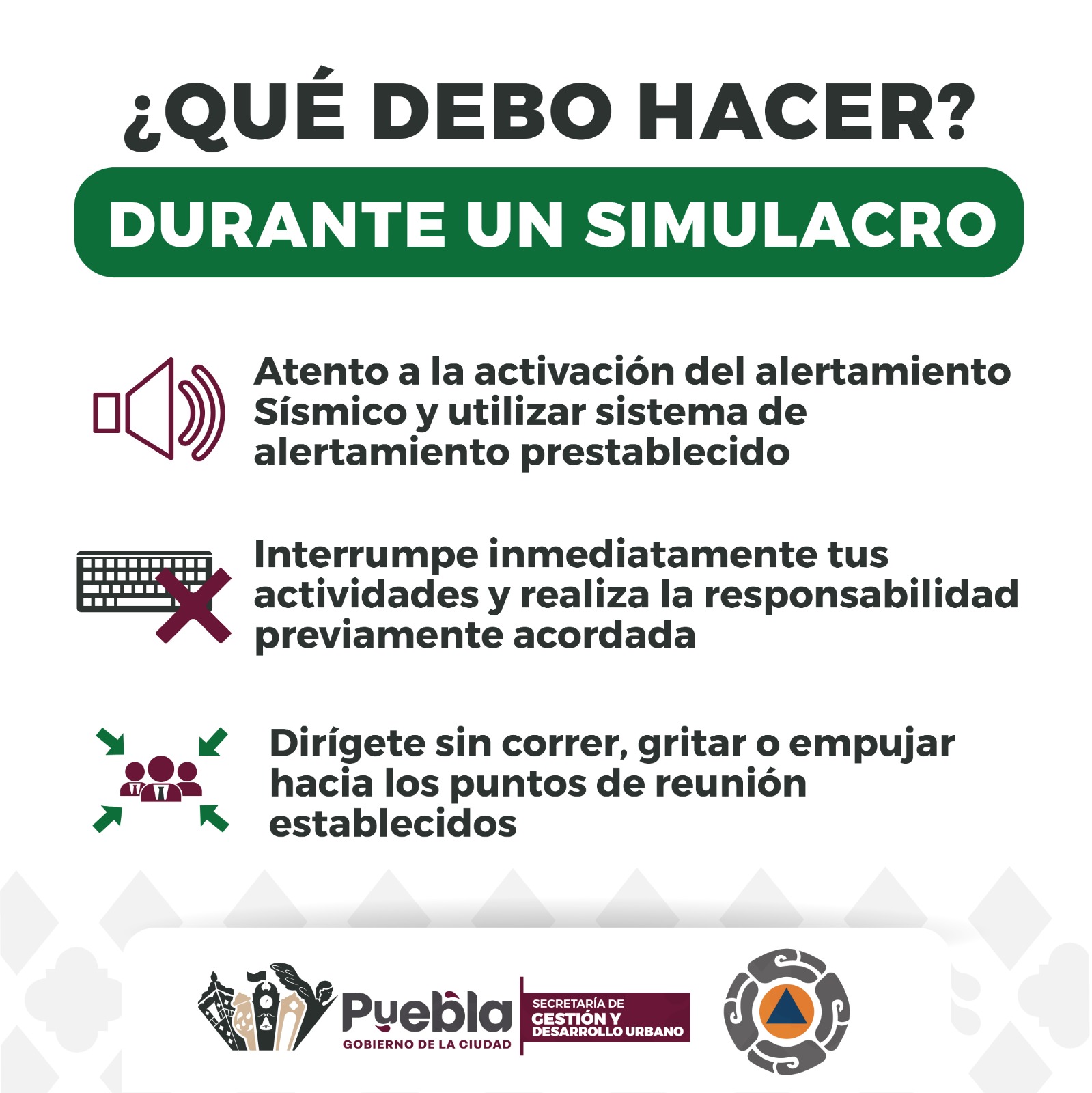 Gobierno de la Ciudad se sumará al 1er. Simulacro Nacional 2025 Gobierno de la Ciudad se sumará al 1er. Simulacro Nacional 2025