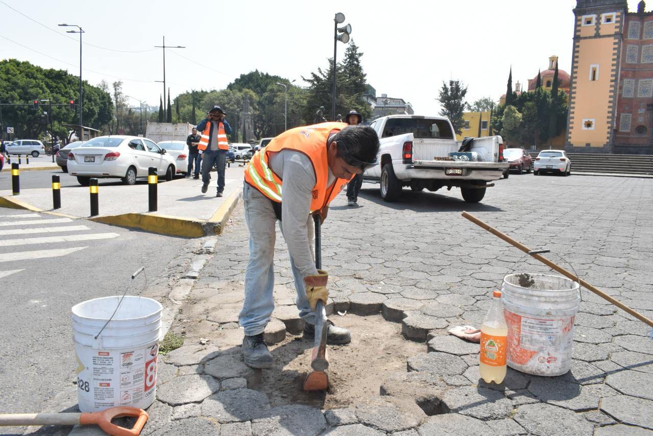 Atiende Brigada Urbana del Centro Histórico en el Bulevar 5 de Mayo Atiende Brigada Urbana del Centro Histórico en el Bulevar 5 de Mayo