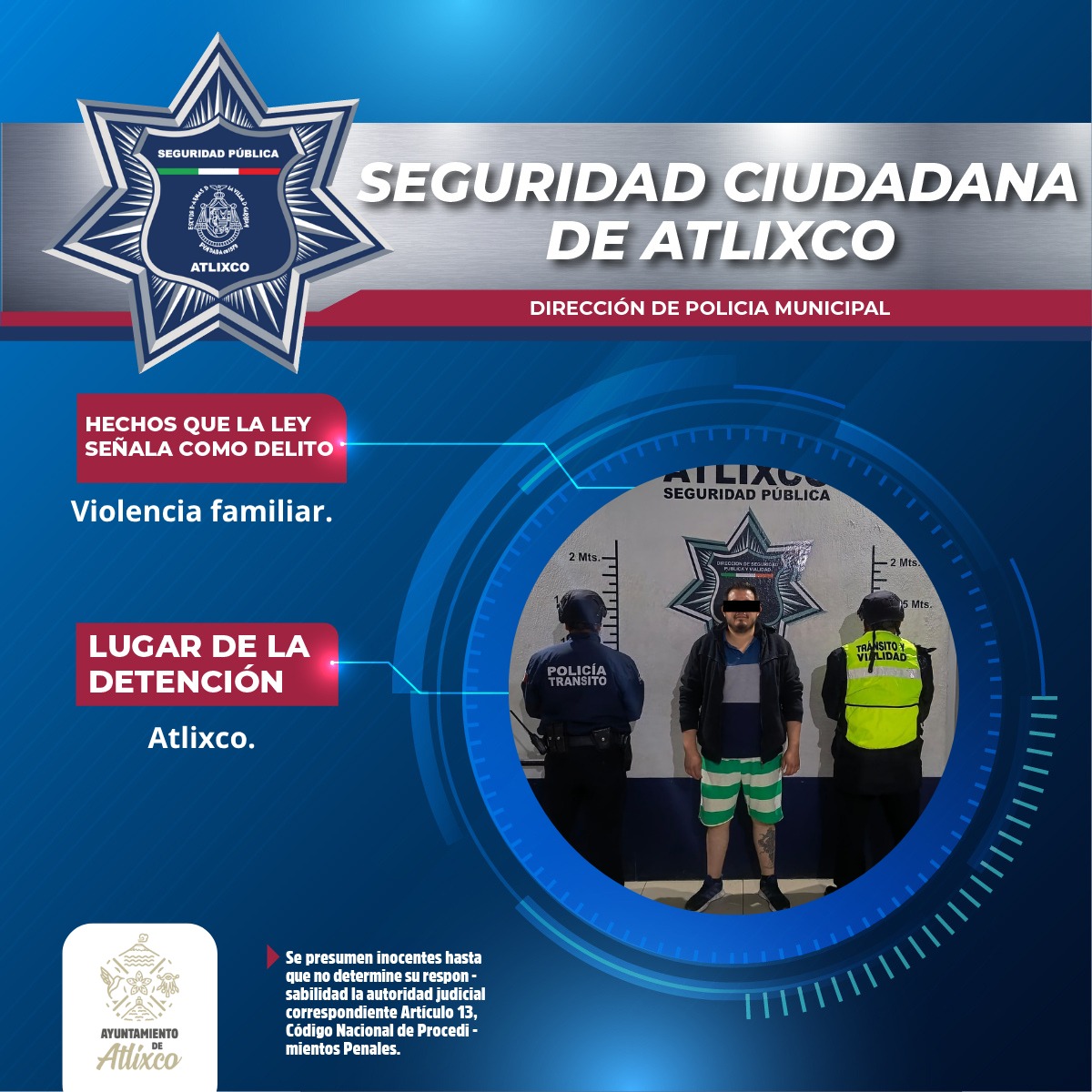 Patrulla Naranja de Atlixco actúa con firmeza ante caso de violencia familiar Patrulla Naranja de Atlixco actúa con firmeza ante caso de violencia familiar