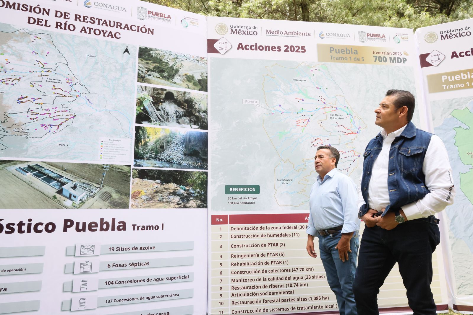 Gobierno de Puebla y CONAGUA impulsan acciones en el nacimiento del Río Atoyac Gobierno de Puebla y CONAGUA impulsan acciones en el nacimiento del Río Atoyac