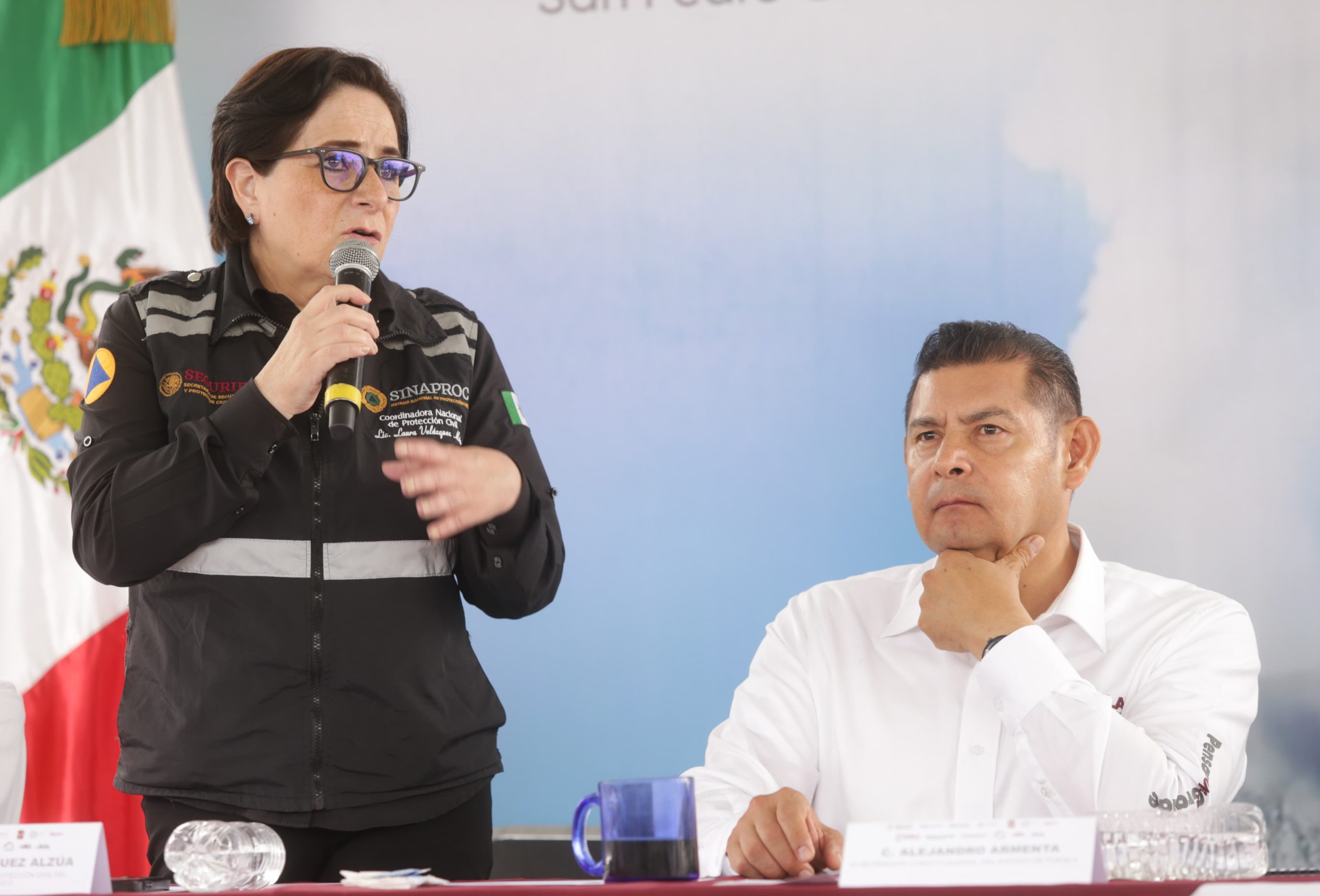 Reconoce Laura Velázquez, Coordinadora Nacional de Protección Civil, preparativos estatales ante Contingencia Volcánica Reconoce Laura Velázquez, Coordinadora Nacional de Protección Civil, preparativos estatales ante Contingencia Volcánica